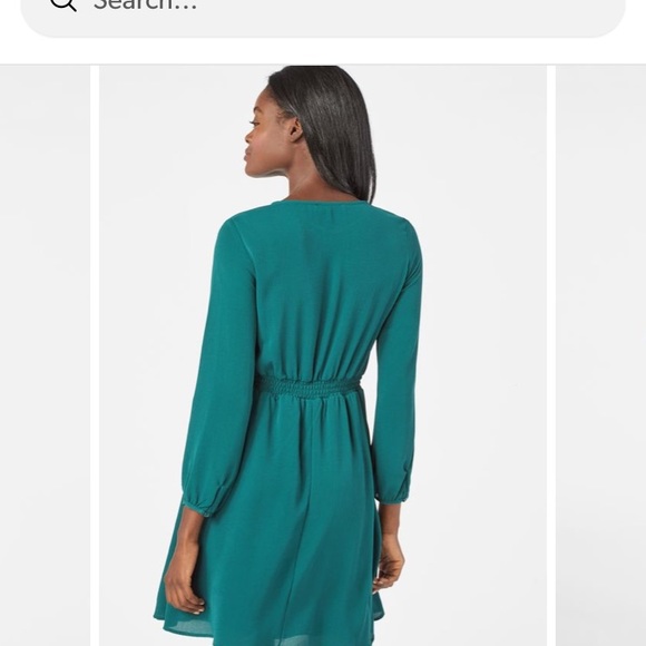 Smocked Sleeve Dress - Picture 2 of 8